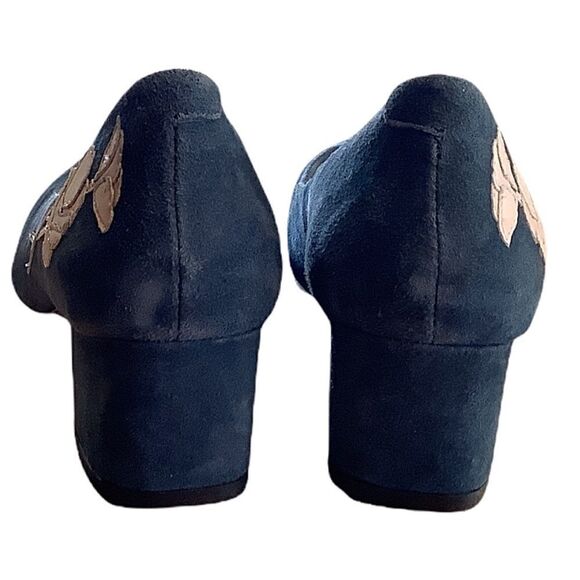 Anthropologie Jasper & Jeera Suede and Leather Pumps 40 - Picture 8 of 10